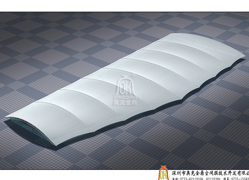 北海東南亞商貿中心PTFE膜結構工程